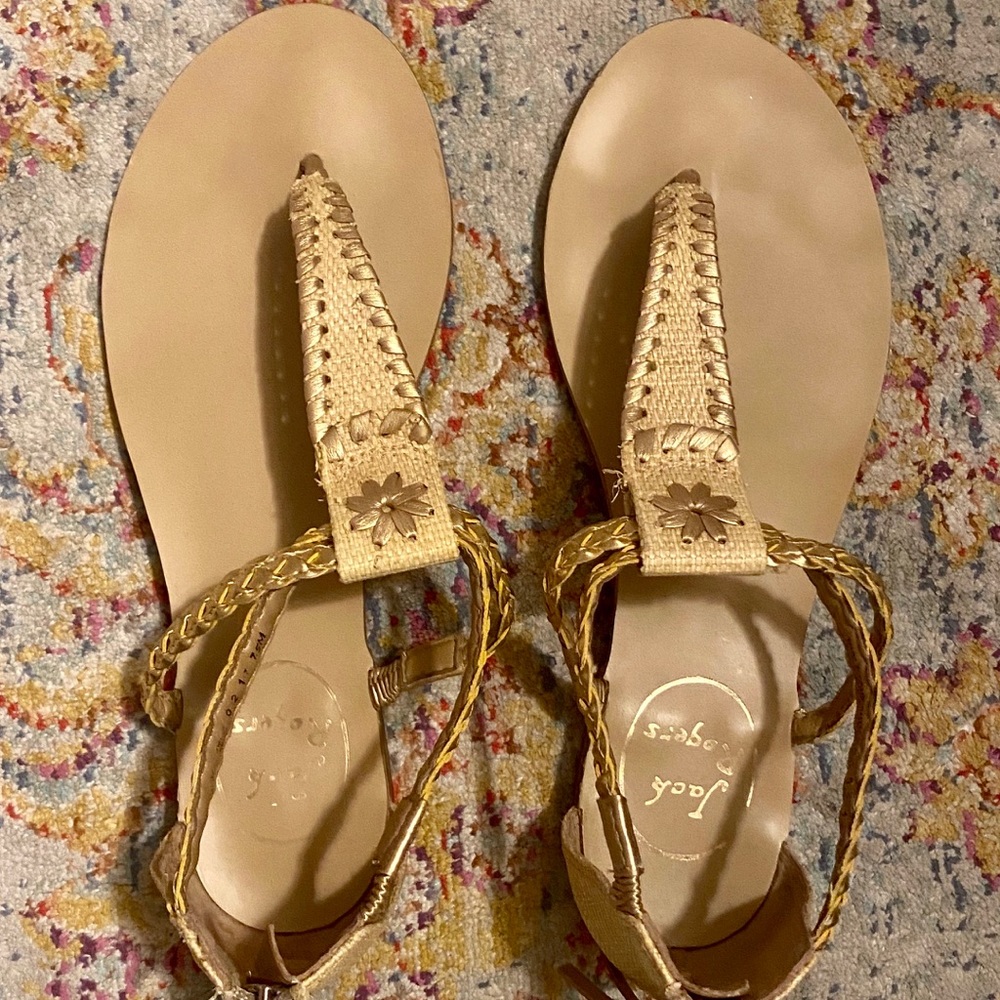 Jack Rogers Jenna Braided Thong Sandal